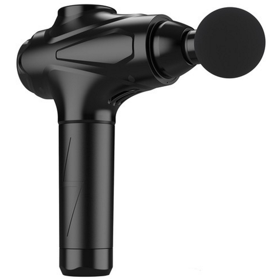 Aparat de Masaj tip Pistol Relax Feet idealSTORE, Ecran Tactil, Autonomie 6 Ore, 10 Capete Inlocuibile Pana la 30 de Niveluri de Intensitate a Masajului, Design Ergonomic, Ajuta la Relaxarea Muschilor, Include Geanta pentru Transport