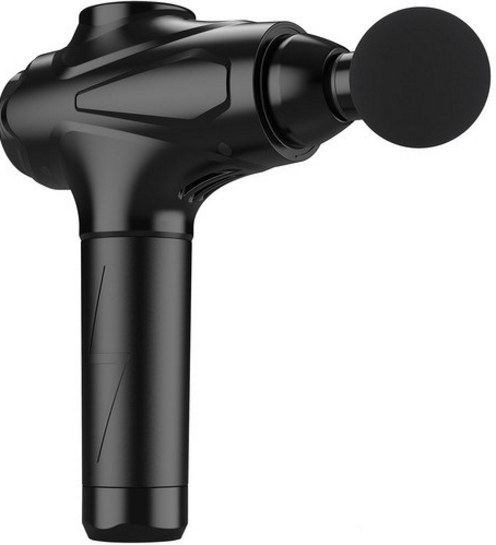 Aparat de Masaj tip Pistol Relax Feet idealSTORE, Ecran Tactil, Autonomie 6 Ore, 10 Capete Inlocuibile Pana la 30 de Niveluri de Intensitate a Masajului, Design Ergonomic, Ajuta la Relaxarea Muschilor, Include Geanta pentru Transport