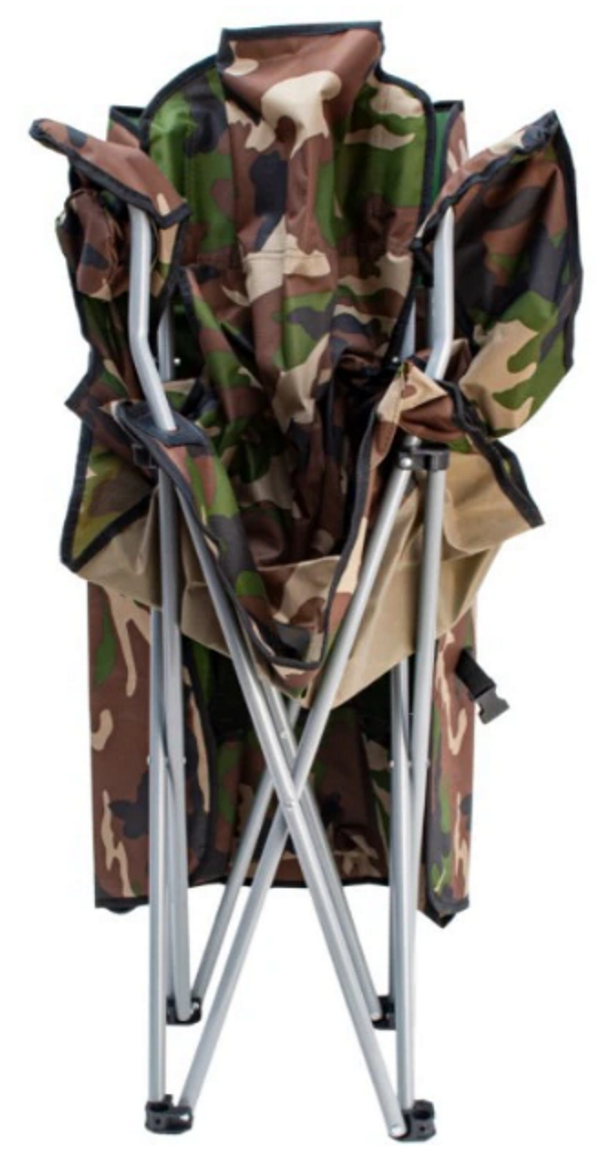 Scaun de Pescuit Pliabil Panama idealSTORE, Dimensiuni 92 x 130 cm, Baldachin impotriva soarelui, Suport pentru cana, Robust-Durabil, Husa pentru transport, Sarcina maxima 120 Kg