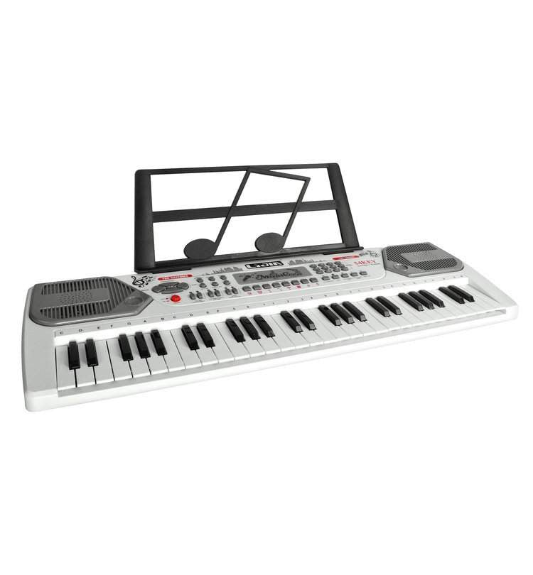 Orga electronica pentru Copii, 54 clape, cu microfon si 10 melodii demo, 8 sunete tambur