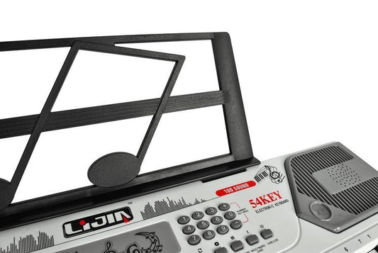 Orga electronica pentru Copii, 54 clape, cu microfon si 10 melodii demo, 8 sunete tambur