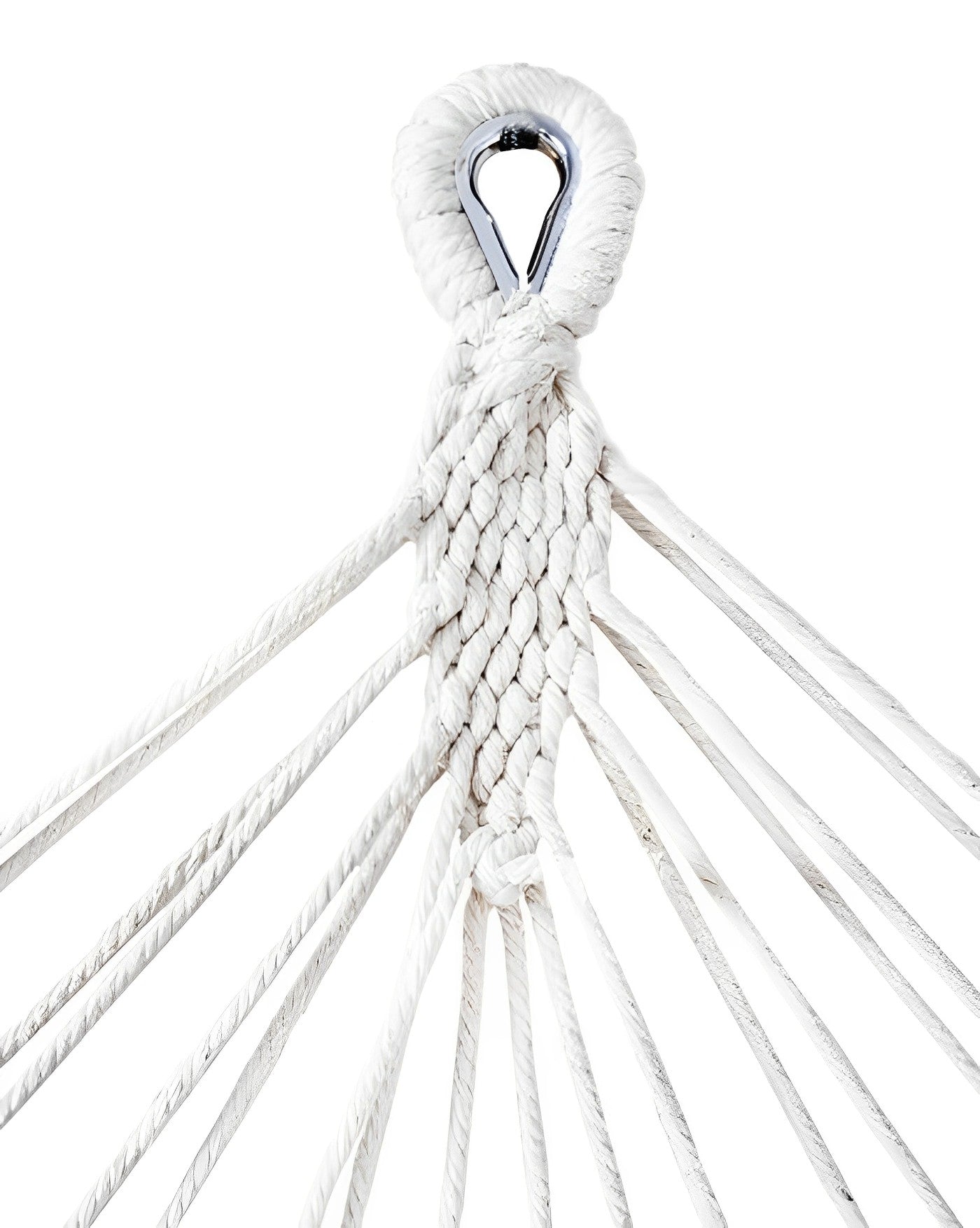 Hamac de Gradina Chicago idealSTORE, Dimensiuni 200 x 150 cm, Realizat din Tesatura din Bumbac, Include 2 Perne, Traverse din Lemn, Sarcina Maxima 150 Kg, Ideal pentru Gradina, Terasa sau Camera, Culoare ALB