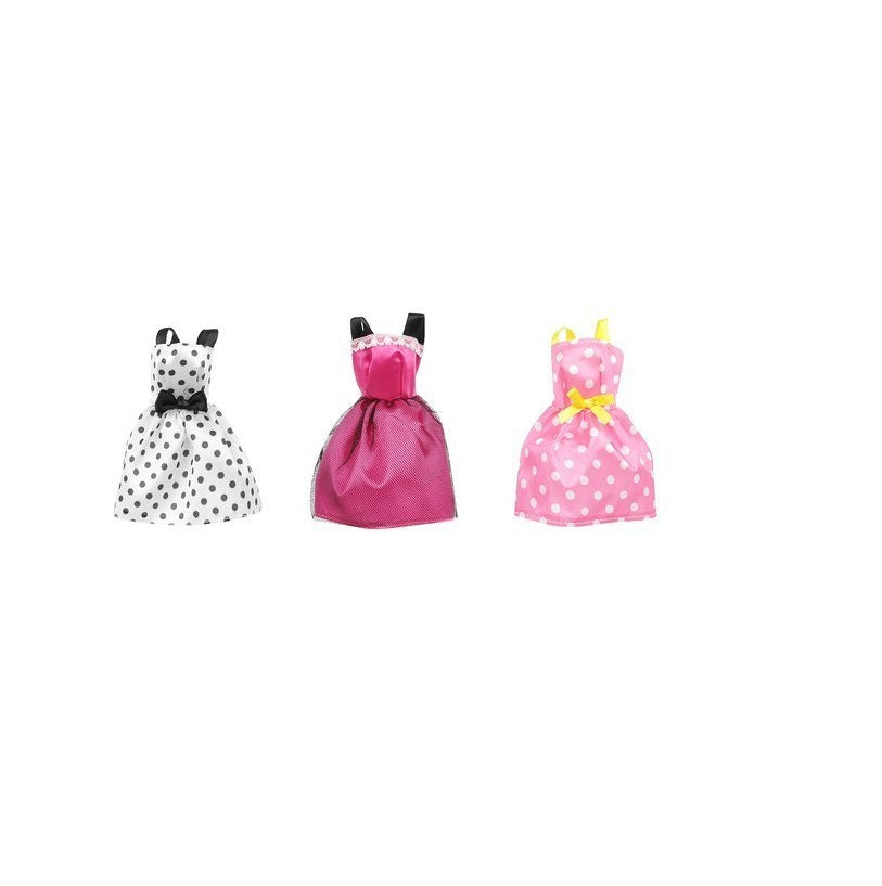 Dressing cu haine pentru copii idealSTORE, Dimensiuni pachet 47 x 40 x 13, Include casa, papusa, valiza, comoda, rochii, ochelari, acceosrii pentru par, Ideala pentru micutele pasionate de Hairstylist