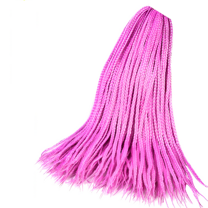 Extensie de par sintetic Pink Power IdealStore pentru impletituri sau cozi, 60 cm, 100 g, rezistenta la radiatiile UV si temperaturile ridicate, compatibila cu placa, ondulatorul sau peria