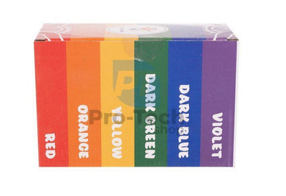 Set 6 Pungi Pudra Colorata Holi idealSTORE, Rosu, Portocaliu, Galben, Verde, Albastru, Violet, Format din Ingrediente Naturale si Inofensive, Sigure, Nu provoaca Iritatii, Alergii, Ideal pentru Zile de Nastere, Festivaluri si Evenimente