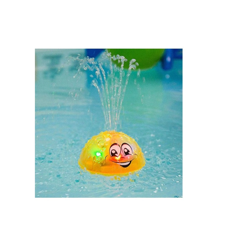 Jucarie de baie WATER FOUNTAIN, Dimensiuni 13 x 10 cm, Ofera distractie in baie, cu sunete si jocuri de lumini, Creeaza o aura unica in timp ce face baie, Poate fi folosit si ca lampa de noapte