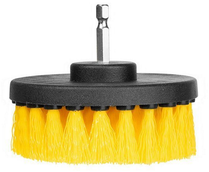 Set 4 Perii de Curatat cu Adaptor pentru Bormasina-Autofiletanta, Rigiditate Medie, Material Durabil, Curata Perfect Gresia, Chiuvetele, Cabina de Dus si Toaletele