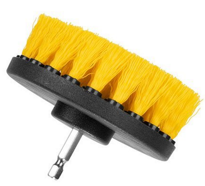 Set 4 Perii de Curatat cu Adaptor pentru Bormasina-Autofiletanta, Rigiditate Medie, Material Durabil, Curata Perfect Gresia, Chiuvetele, Cabina de Dus si Toaletele