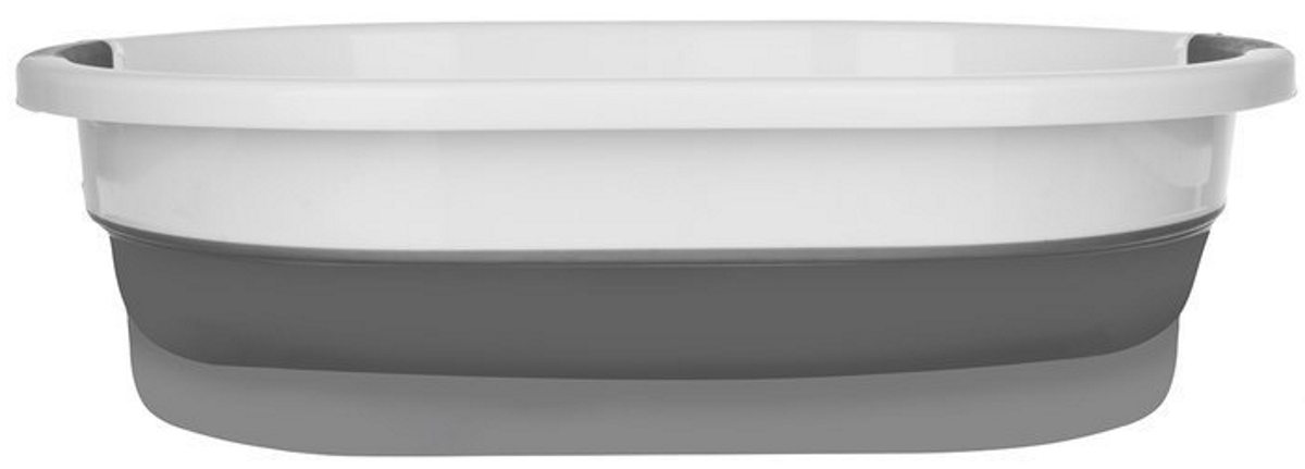 Cos de Rufe Pliabil Multifunctional idealSTORE, Dimensiuni 38 x 53 x6/15/24 cm, Inaltime reglabila pe 3 nivele, Material Siliocn-Plastic, Capacitate 25L, Echipat cu Manere pentru Transport