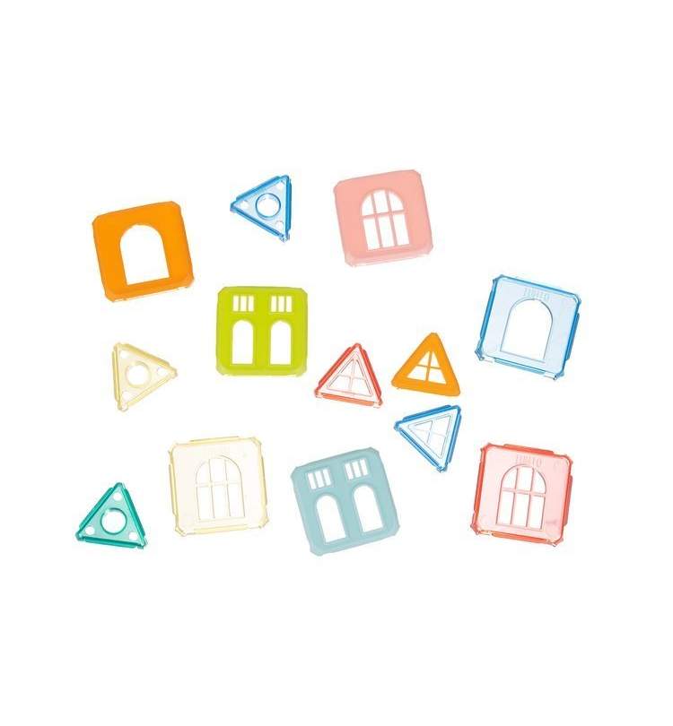 Set inteligent de Constructie MAGNETIC KIDS IdealStore, Educativ si Creativ, 328 de elemente, Dezvolta Gandirea Creativa dar si Abilitatile Mortice ale Copiilor