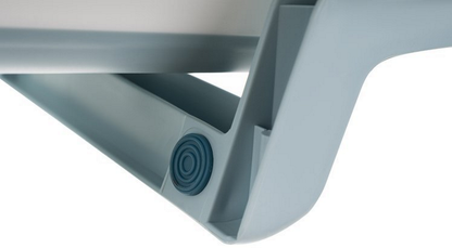 Cadita pliabila cu termometru incorporat si perna idealSTORE, Dimensiuni 83 x 50 x 20 cm, Material PP/TPE, Pliere rapida, Usor de utilizat, Picioare antiderapante, Varsta 0-3 ani, Solida