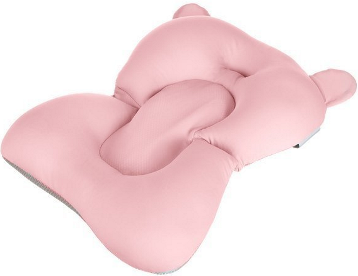 Cadita pliabila cu termometru incorporat si perna idealSTORE, Dimensiuni 83 x 50 x 20 cm, Material PP/TPE, Pliere rapida, Usor de utilizat, Picioare antiderapante, Varsta 0-3 ani, Structura Solida, Culoare, Roz