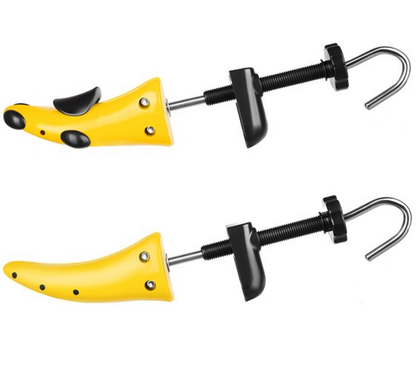 San pentru Largit si Alungit Incaltaminte idealSTORE, Marime S 39-43, Material Plastic-Metal, ABS, Forma Ergonomica, Rezista la Apa, Galben-Negru