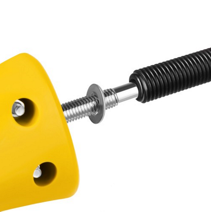 San pentru Largit si Alungit Incaltaminte idealSTORE, Marime S 39-43, Material Plastic-Metal, ABS, Forma Ergonomica, Rezista la Apa, Galben-Negru