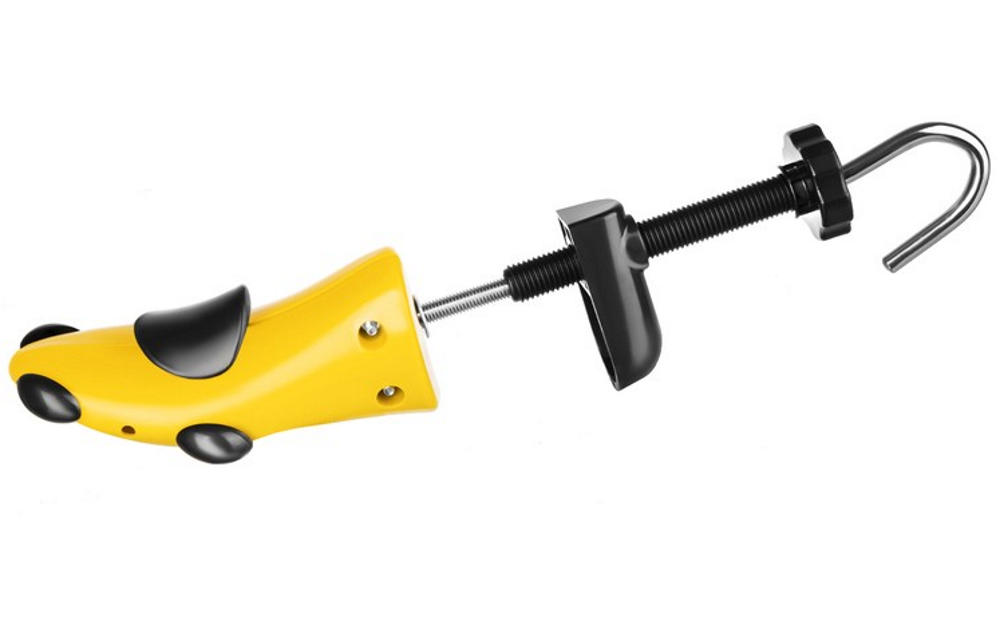 San pentru Largit si Alungit Incaltaminte idealSTORE, Marime S 39-43, Material Plastic-Metal, ABS, Forma Ergonomica, Rezista la Apa, Galben-Negru