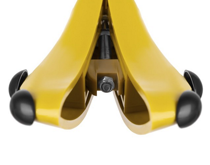 San pentru Largit si Alungit Incaltaminte idealSTORE, Marime L 40-47, Material Plastic-Metal, ABS, Forma Ergonomica, Rezista la Apa, Galben-Negru