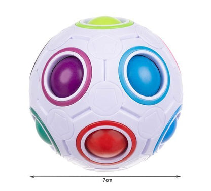 Minge Antistres Crush Ball idealStore, Diametru 7 cm, Jucarie Universala, Bile Colorate, Sprijina Dezvoltarea, Antreneaza Rabdarea, Material din Plastic Rezistent