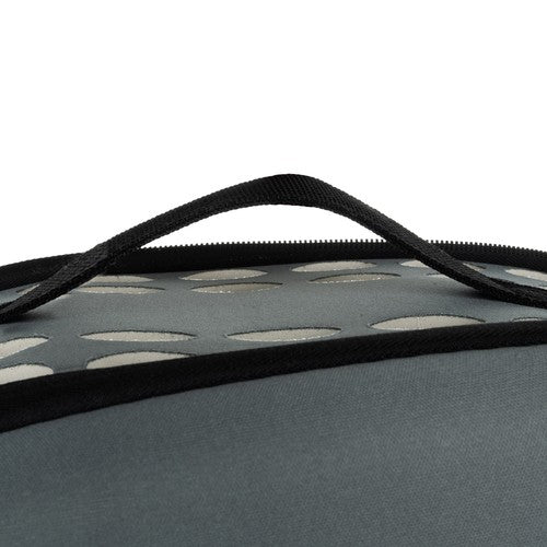 Geanta Transport Animale Viktoria Luxury idealSTORE, Dimensiuni 43 x 32 x 27, Include maner si curea de umar, Material spuma EVA, Ventilat, Sarcina maxima 6 Kg