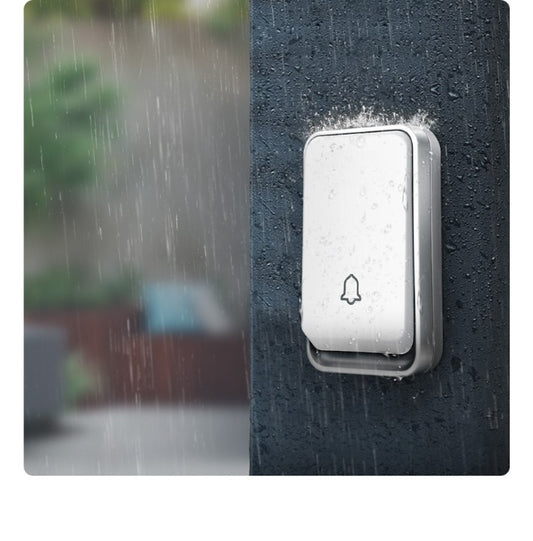 Sonerie Profesionala Wireless Fara Fir Optimo Smart idealSTORE, Raza Actiune 150 m, Rezistenta la Apa, Control al Volumului pe 3 Nivele, 51 de sunete Polifonice, Volum 90 dB, Culoare Negru