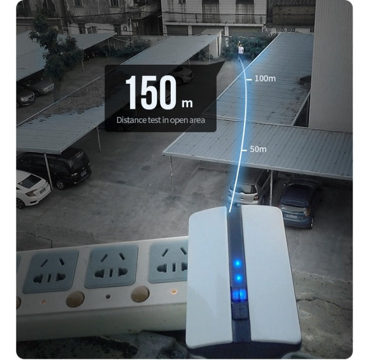 Sonerie Profesionala Wireless Fara Fir Optimo Smart idealSTORE, Raza Actiune 150 m, Rezistenta la Apa, Control al Volumului pe 3 Nivele, 51 de sunete Polifonice, Volum 90 dB, Culoare Negru