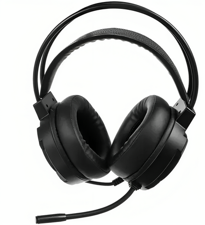 Casti Gaming SuperSonic idealSTORE, Lumina Led, Microfon, Reglare Volum, Material ABS+PVC, Sensibilitate -58dB3dB, Perfect pentru PC, PS, Xbox, Perne moi din Piele Ecologica, Surround HD, Black Edition