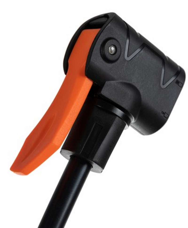 Pompa de Podea cu Manometru idealSTORE Include 3 Capete Compatibile cu Diverse Supape, Metal-Plastic, 16 BAR/230 PSI, Ideala Pentru Bicicleta, Masina sau Saltele