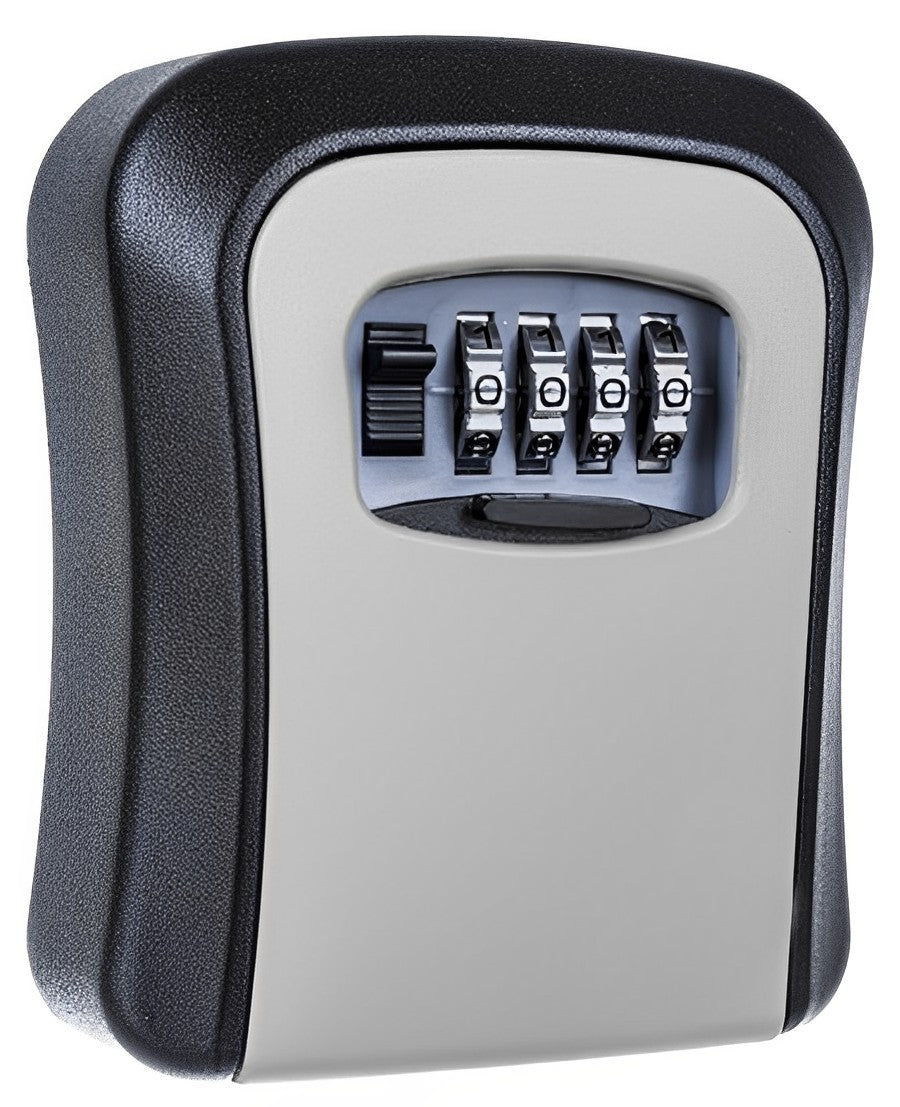 Cutie Metalica Interior-Exterior Pentru Chei cu Cifru idealSTORE, Regim Hotelier, Montare Usoara pe Perete, Waterproof, Securizat cu un Cod din 4 cifre, Fabricat din Otel, Blocare Programabila