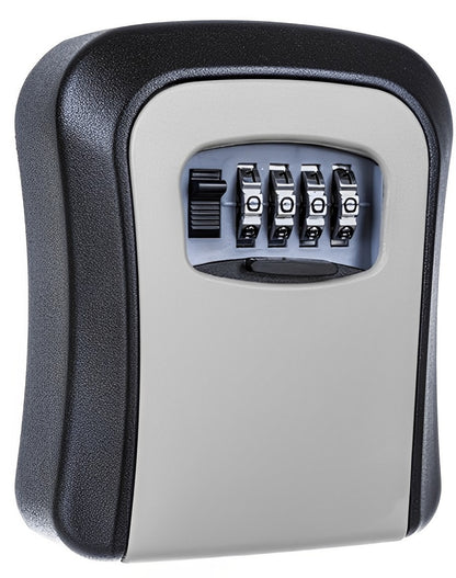 Cutie Metalica Interior-Exterior Pentru Chei cu Cifru idealSTORE, Regim Hotelier, Montare Usoara pe Perete, Waterproof, Securizat cu un Cod din 4 cifre, Fabricat din Otel, Blocare Programabila