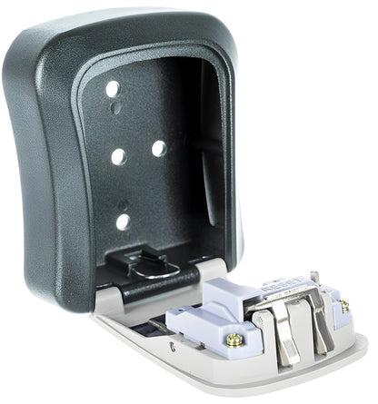 Cutie Metalica Interior-Exterior Pentru Chei cu Cifru idealSTORE, Regim Hotelier, Montare Usoara pe Perete, Waterproof, Securizat cu un Cod din 4 cifre, Fabricat din Otel, Blocare Programabila