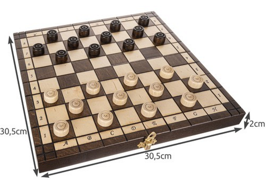 Joc Sah si Table din Lemn Natural idealSTORE, Dimensiuni 31 x 31 x 2 cm, Durabil Elegant, Antreneaza Capacitatea Gandirii Logice, Sporeste Divertismentul Intelectual