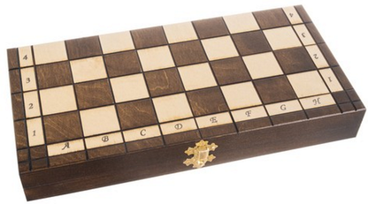 Joc Sah si Table din Lemn Natural idealSTORE, Dimensiuni 31 x 31 x 2 cm, Durabil Elegant, Antreneaza Capacitatea Gandirii Logice, Sporeste Divertismentul Intelectual