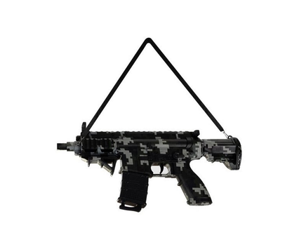 Mitraliera Automata de Jucarie Military Police idealSTORE, Include incarcator stil grenada cu 800 bile din gel, Ochelari, Amortizor, Raza de Actiune 15 m, Baterie 500 mAh Incarcare USB, Centura de Prindere