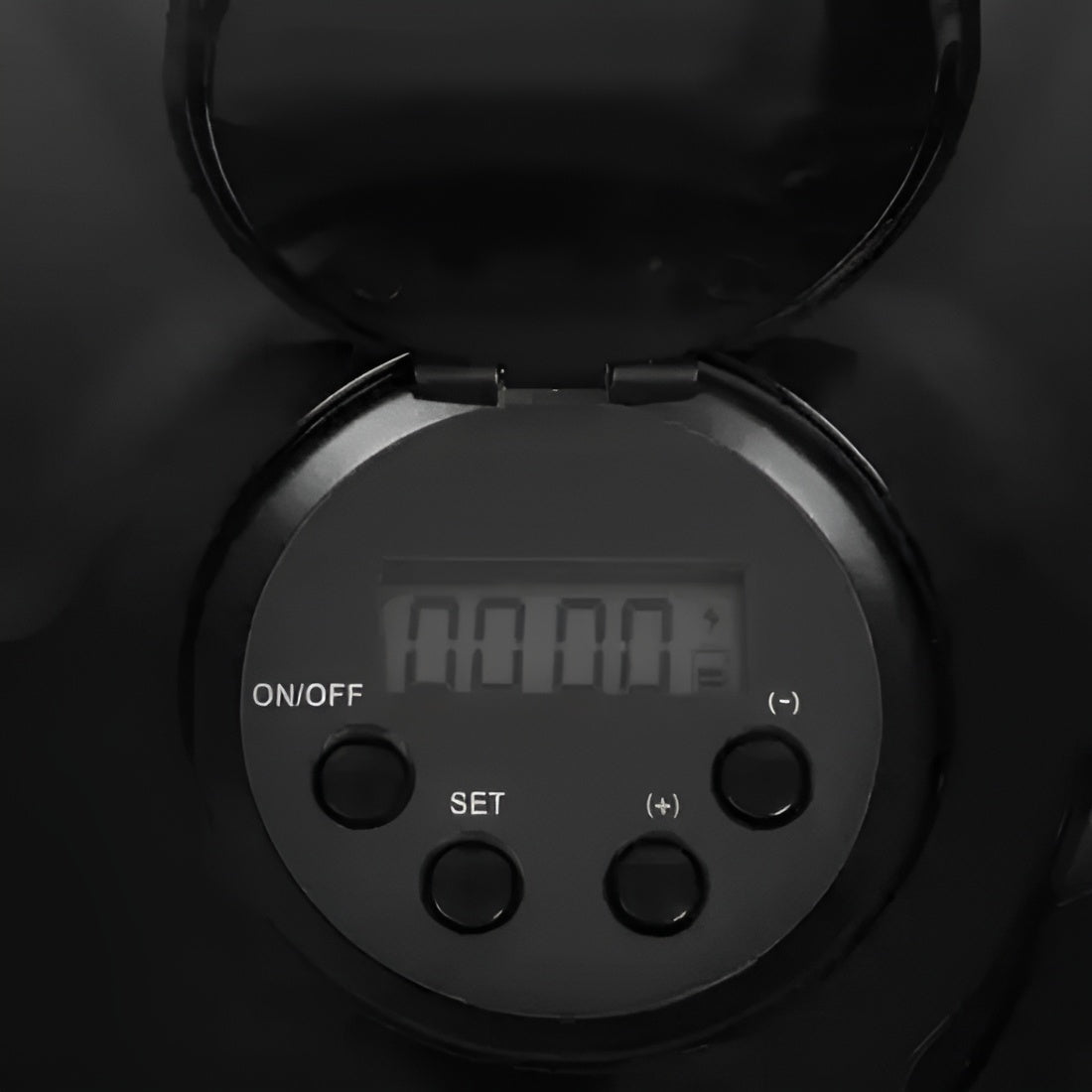 Dispenser Automat Pentru Hrana Animalelor IdealStore, Display LED, Timer, Semnal Sonor, 6 Compartimente, Capacitate 150 ml, Dimensiune 30x30x6cm, Culoare Negru