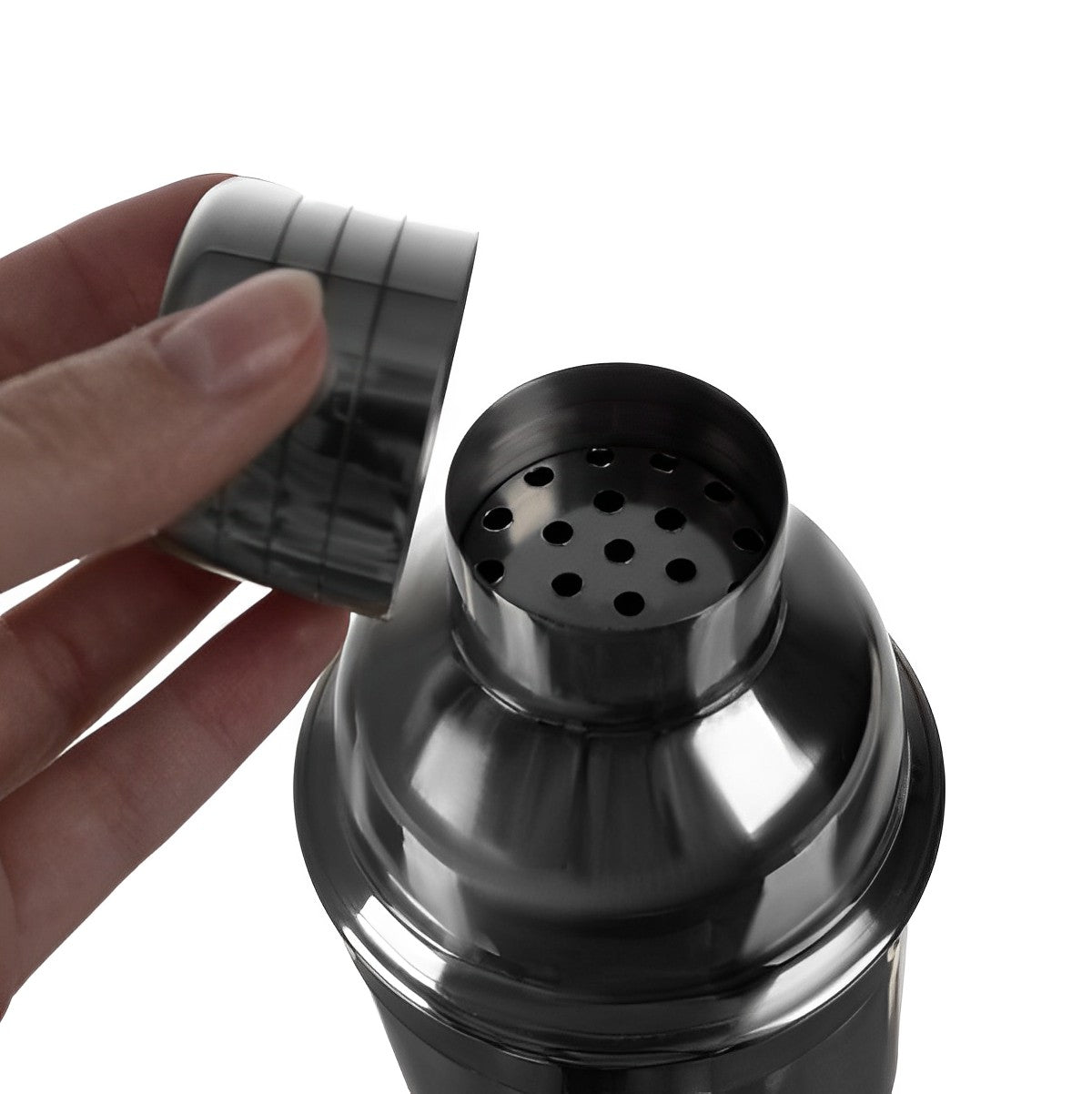 Set Cocktail Shaker Sweet Dream IdealStore, 6 Elemente, Shaker 700 ml, 2xPicurator, Tamper, Lingura de bar, Masura, Perfect Pentru Iubitorii de Coktail, Dimensiune 25 x 9 cm, Otel Inoxidabi, Argintiu