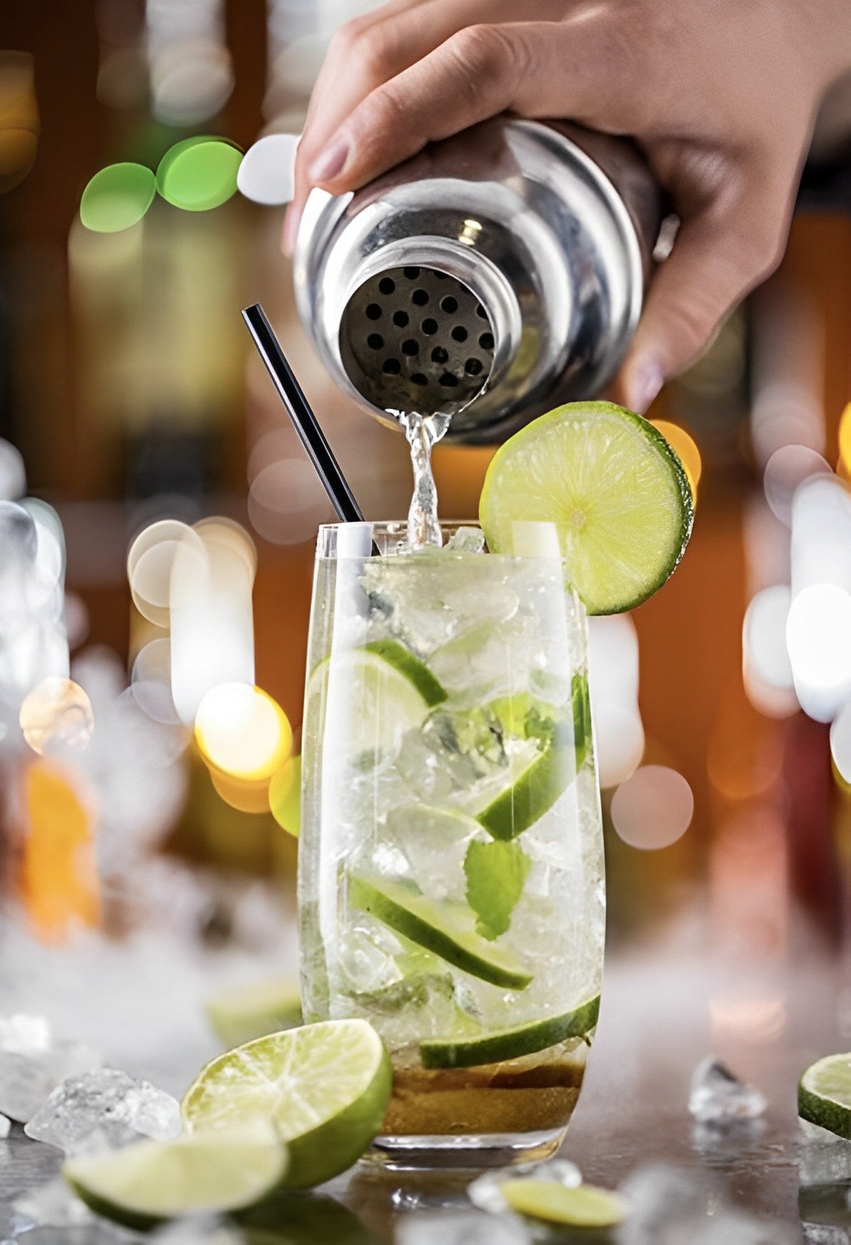 Set Cocktail Shaker Sweet Dream IdealStore, 6 Elemente, Shaker 700 ml, 2xPicurator, Tamper, Lingura de bar, Masura, Perfect Pentru Iubitorii de Coktail, Dimensiune 25 x 9 cm, Otel Inoxidabi, Argintiu