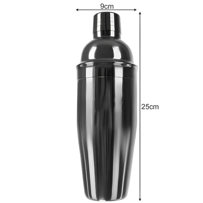 Set Cocktail Shaker Sweet Dream IdealStore, 6 Elemente, Shaker 700 ml, 2xPicurator, Tamper, Lingura de bar, Masura, Perfect Pentru Iubitorii de Coktail, Dimensiune 25 x 9 cm, Otel Inoxidabi, Argintiu