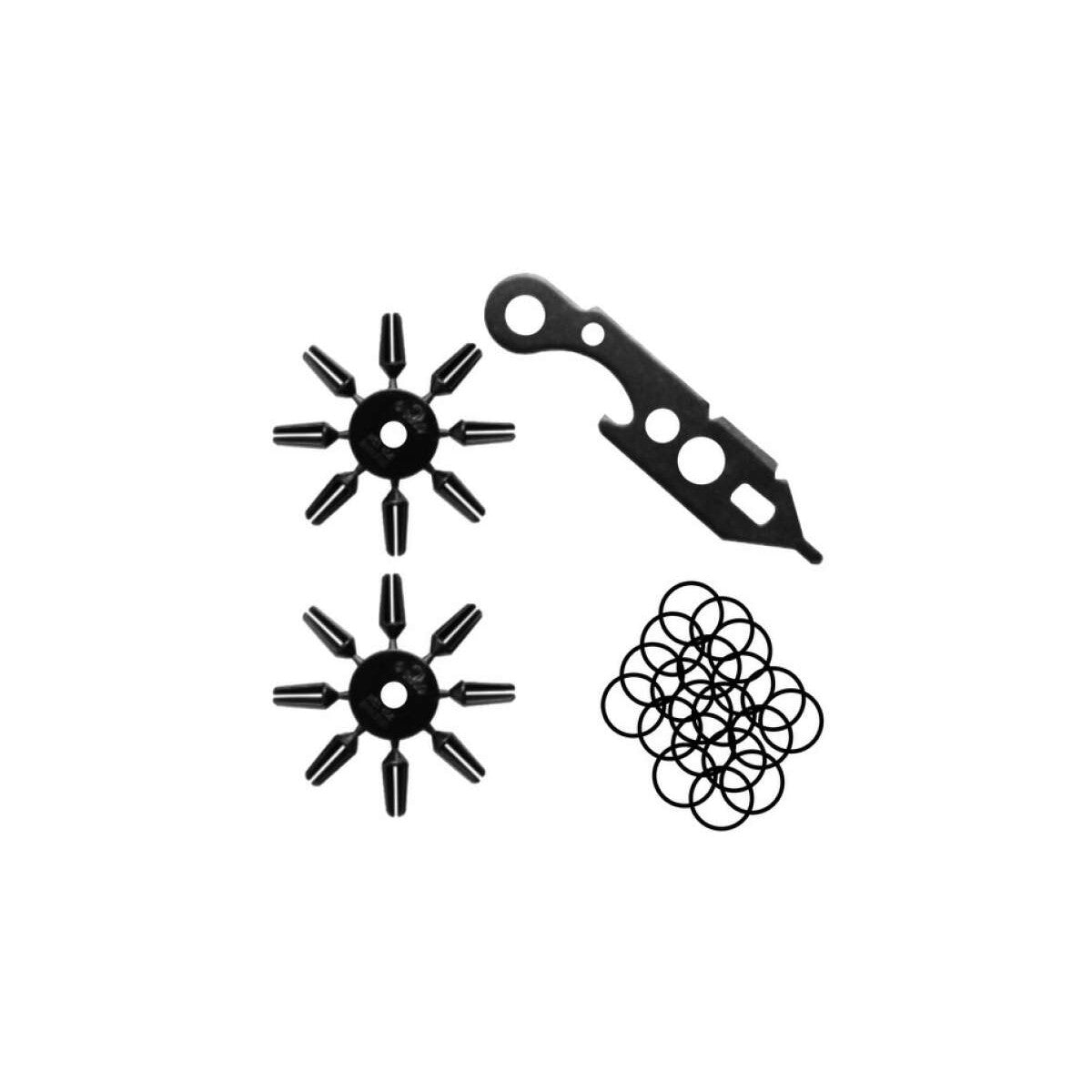 Set 12 Sageti Dart Profesionale idealSTORE, Fabricate din Material de inalta calitate, 100 Varfuri Moi, 2 Aparatoare de Zbor, 20 de Inele, Instrument Multiplu, Lungime 10 cm, Grosime 1 cm, Dezvolta Abilitati Manuale, Concentrarea