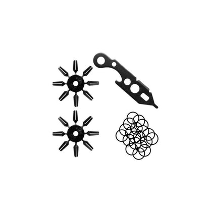 Set 12 Sageti Dart Profesionale idealSTORE, Fabricate din Material de inalta calitate, 100 Varfuri Moi, 2 Aparatoare de Zbor, 20 de Inele, Instrument Multiplu, Lungime 10 cm, Grosime 1 cm, Dezvolta Abilitati Manuale, Concentrarea