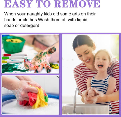 Set 12 Markere idealSTORE cu Stergere Uscata cu Magnet, Dimensiuni 11,5 x 1,2 cm, Miros Redus, NON-TOXIC, Include 6 culori, Albastru, Galben, Rosu, Negru, Roz si Verde, Utilizati pe diverse suprafete, Sticla, Ceramica, Metal sau Plastic