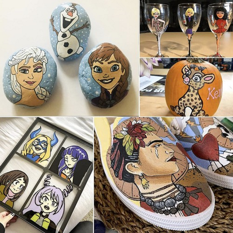 Set 12 Markere Acrilice idealSTORE, Dimesiuni 13, 5 x 1 cm, NON-TOXIC, Fara Miros, Uscare Rapida, Varf de Nylon, Extrafin de 0, 7 mm, Include 12 culori, Utilizati pe diverse suprafete, Roci, Metal, Ceramica, Lemn, Plastic, Panza, Tesatura, Hartie, Argila