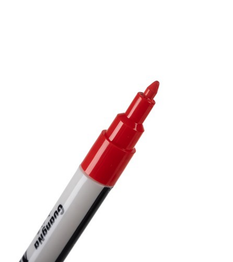 Set 12 Markere Acrilice idealSTORE, Dimesiuni 13, 5 x 1 cm, NON-TOXIC, Fara Miros, Uscare Rapida, Varf de Nylon, Extrafin de 0, 7 mm, Include 12 culori, Utilizati pe diverse suprafete, Roci, Metal, Ceramica, Lemn, Plastic, Panza, Tesatura, Hartie, Argila