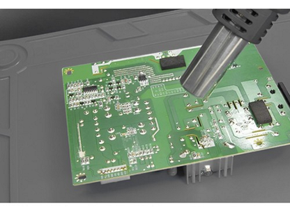 Covoras Multifunctional idealSTORE Anti-Static din Silicon, Dimensiuni 45 x 30 cm, Include 4 Buzunare Magnetice, Linii de Marcare si Masurare, Ideal pentru Reparatii Electronice, Service GSM, Rezistent la Temperaturi Ridicate