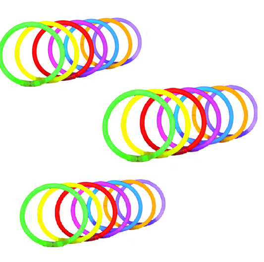 Betisoare Luminioase Fluorescente idelSTORE, Dimensiune: 20 x 0,5 cm, Include 100 de Bucati in 8 Culori diferite, Rezistente la Apa, Autonomie 10-14 ore, Perfect pentru Petreceri, Cluburi, Nunti, Zile de nastere, Concerte