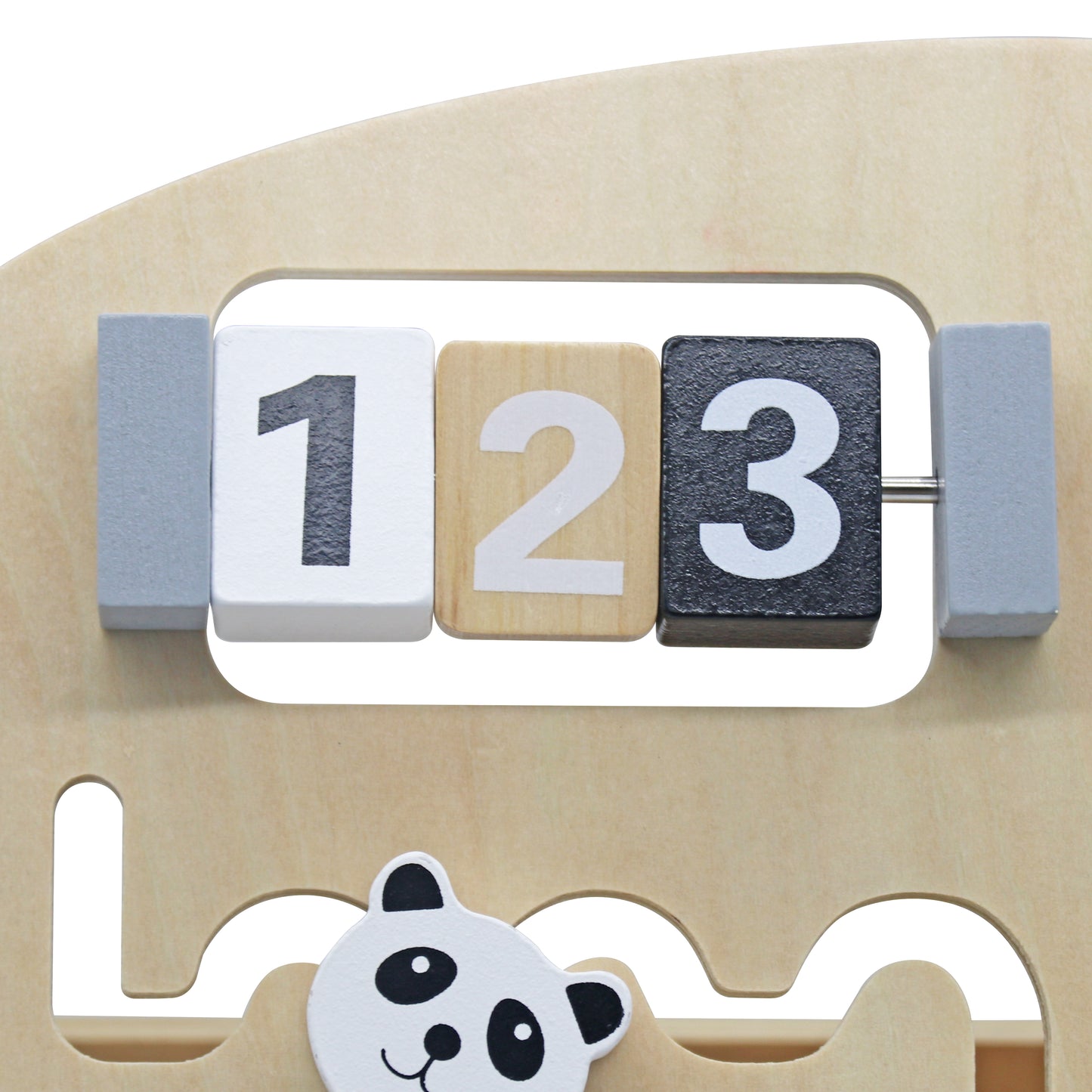 Premergator Song Walker IdealStore, Pentru Copii din Lemn Natural, 3 in 1, Roti anti-alunecare, Non-toxic, Dimensiunea 38x31x45.5 cm, Contine puzzle mobil, Xilofon, Dezvolta abilitati practice, Imaginatia, Culoare Alb