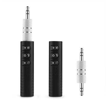 Kit idealSTORE receptor bluetooth handsfree auto si audio cu mufa jack, Suporta A2DP stereo, Distanta 10 m