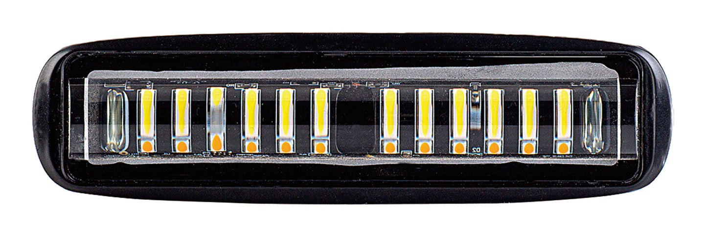 Proiector LED idealStire GD62424NLF 24W 30 12-24V Lumina Alba + Portocalie, Functie Stroboscopica