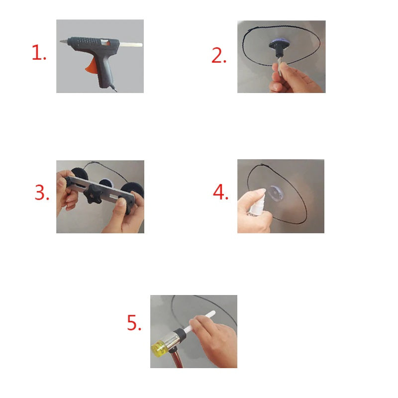 Kit de raparatii indoituri ale tablei masinilor Visbella