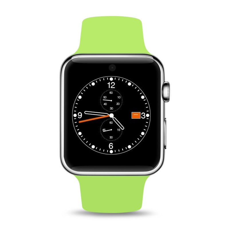 Ceas Smartwatch cu Telefon Sport A10, Model 2018, Modul Apelare prin BlueTooth, Notificari Apeluri si Mesaje, Inregistrare Voce, Camera 1,3 Mpx, Antizgarieturi, Facebook, Whatsapp, Bratara Silicon Sport, Culoare Verde