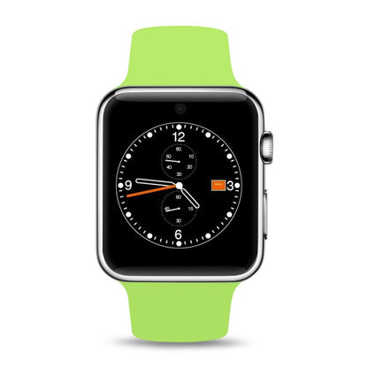 Ceas Smartwatch cu Telefon Sport A10, Model 2018, Modul Apelare prin BlueTooth, Notificari Apeluri si Mesaje, Inregistrare Voce, Camera 1,3 Mpx, Antizgarieturi, Facebook, Whatsapp, Bratara Silicon Sport, Culoare Verde