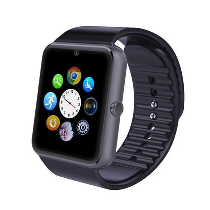 Ceas Smartwatch cu Telefon Sport Ten 2018, Modul Apelare prin BlueTooth, Notificari Apeluri si Mesaje, Inregistrare Voce, Camera 1,3 Mpx, Antizgarieturi, Facebook, Whatsapp, Bratara Silicon Sport, Culoare Negru